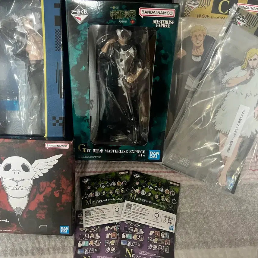 [BUNJANG] Jujutsu Kaisen Figure and Acrylic Charm Set / 주술회전 피규어 및 아크릴 참 세트