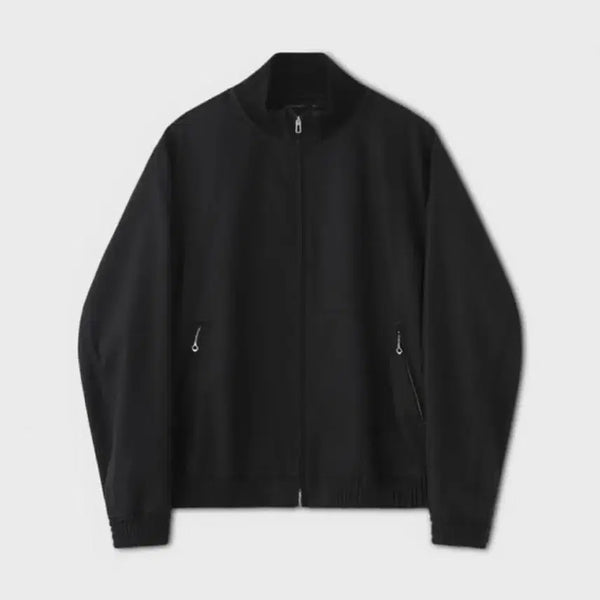 [BUNJANG] Pigbell Wool Cashmere Track Jacket (Ink Black) / 피그벨 울캐시미어 트랙자켓 3사이즈 (40)