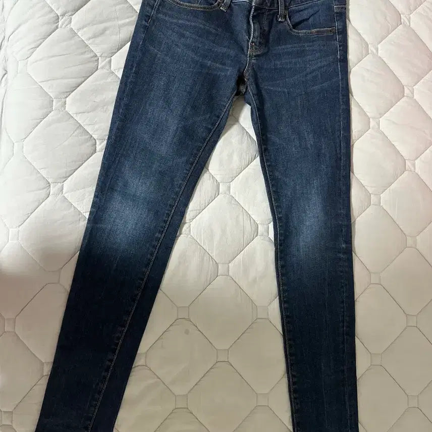 [BUNJANG] Beanpole Bike Repair Shop Women's Dark Blue Skinny Jeans (Size 25-26 / 64-8) / [빈폴 바이크리페어숍] 여성 진청 스키니진 (25~26사이즈 / 64-8