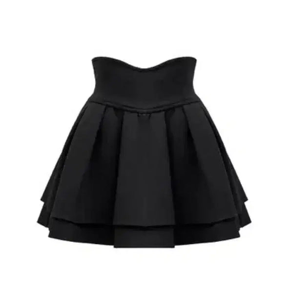 [BUNJANG] Michelle Macaron Mika Skirt Black XS / 미셸마카롱 미각스커트 블랙 xs