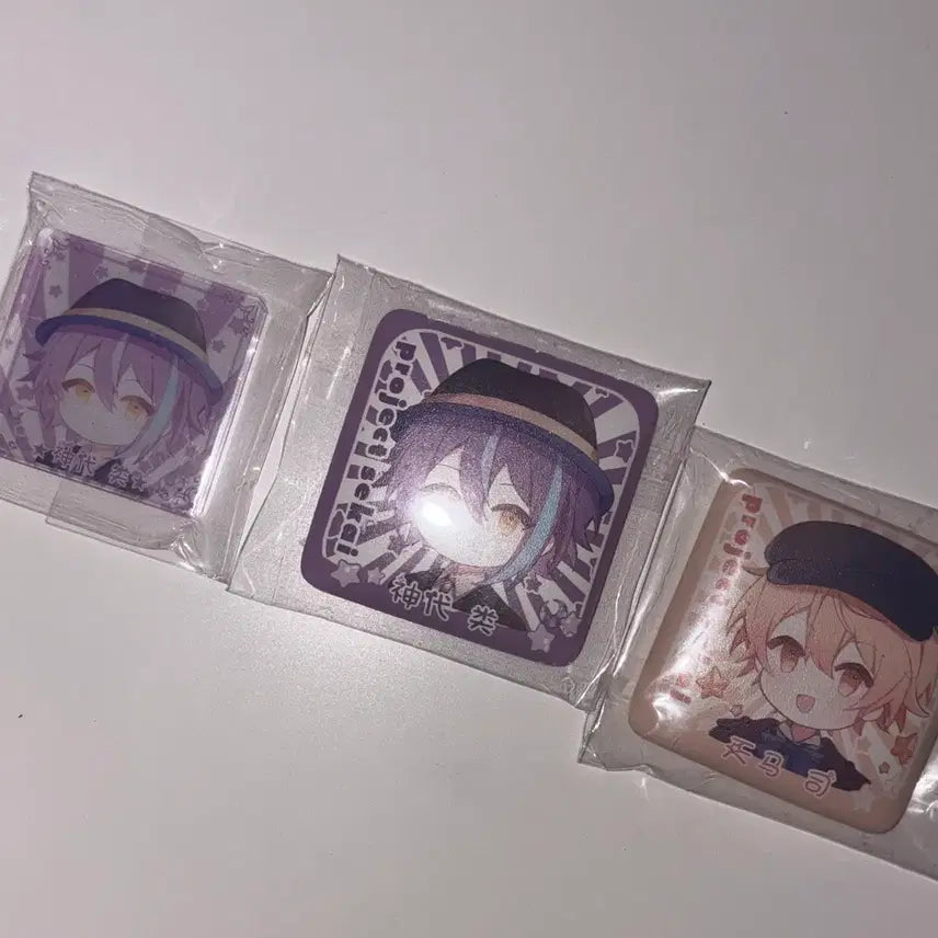 [BUNJANG] Project Sekai Kamishiro Rui Tenma Tsukasa Chewy Can Badge Set / 프로세카 프세카 프로젝트 세카이 카미시로 루이 텐마 츠카사 말랑 캔뱃지