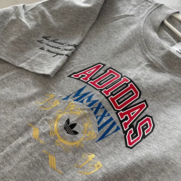 [BUNJANG] Adidas Originals Varsity Short Sleeve T-Shirt (M) / 아디다스 오리지널 바시티 반팔 티셔츠