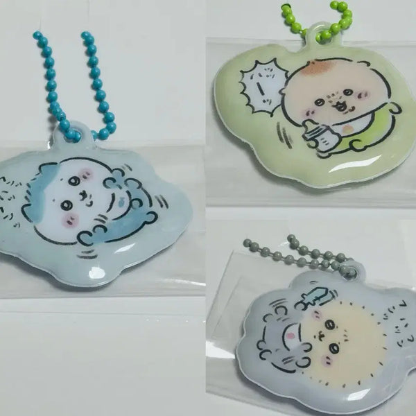 [BUNJANG] Chiikawa Hachiware, Kurimanju, Rakko Epoxy Keyring Bundle Set / 치이카와 베이비 하치와레/쿠리만쥬/랏코 에폭시 키링 일괄