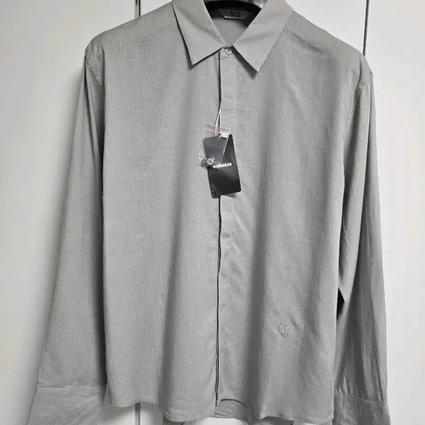 [BUNJANG] Men's Linen Blend Shirt (Size 105) / M12 남성 린넨 혼방 셔츠 105 새상품