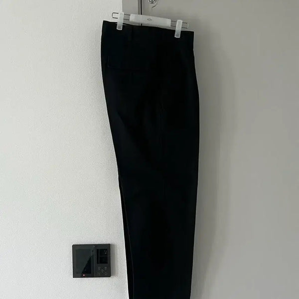 [BUNJANG] Uniqlo U Tucked Tapered Chino Black 85 / 유니클로u 턱테이퍼드 치노 검정