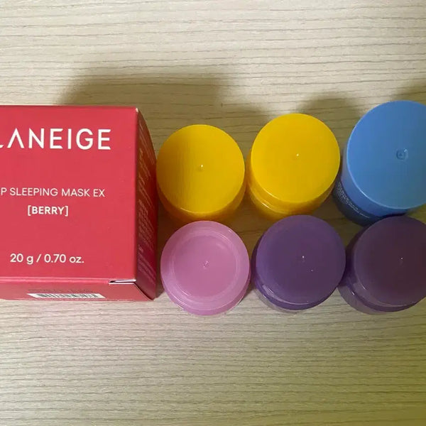 [BUNJANG] Laneige Lip Sleeping Mask EX Berry Set / 라네즈 립 슬리핑 마스크 EX 베리 20g+15g+슬리핑마스크15ml