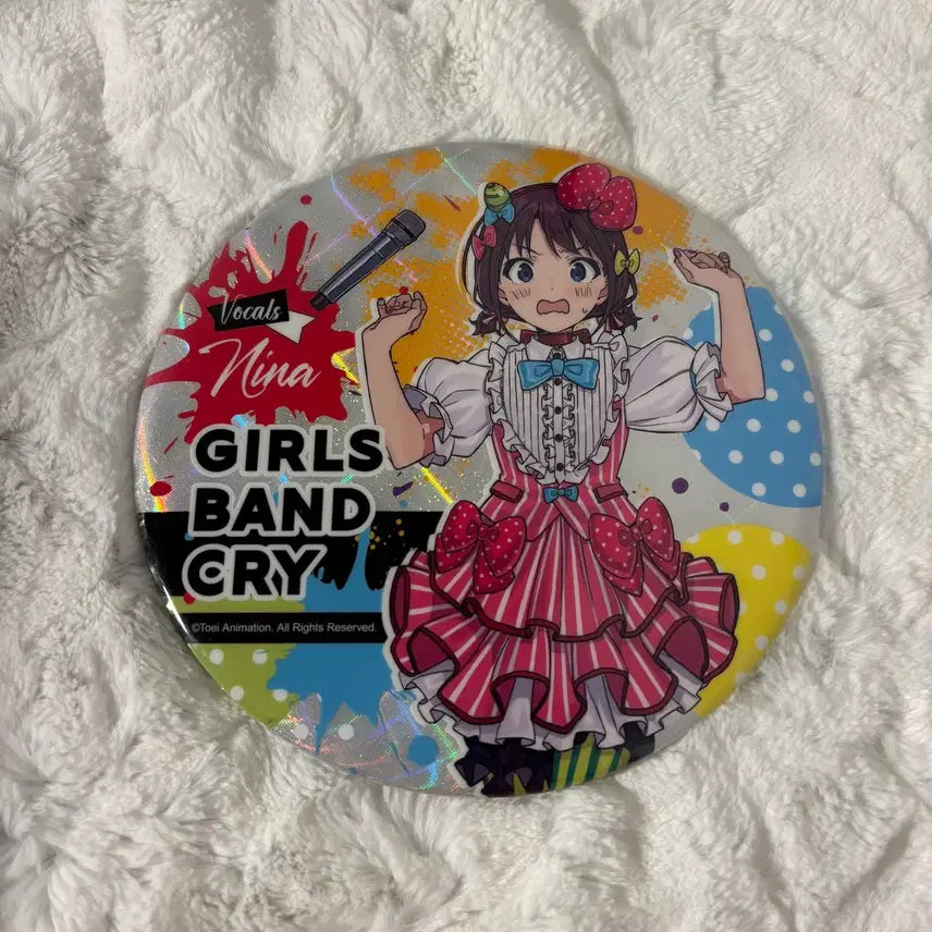 [BUNJANG] Girls Band Cry Iseri Nina Big Can Badge / 걸즈밴드크라이 이세리 니나 빅캔뱃지