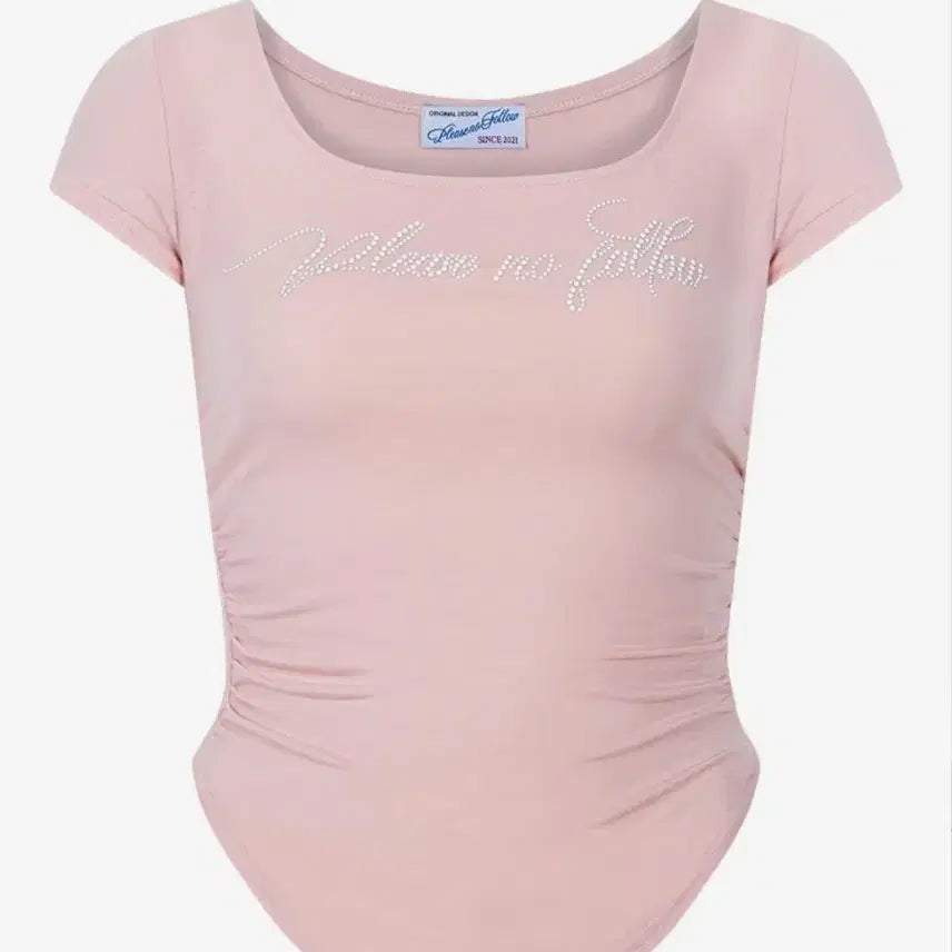 [BUNJANG] Romy Logo Romy Top Pink / (택O)플리즈노팔로우 로미 로고 로미탑 romy logo 핑크