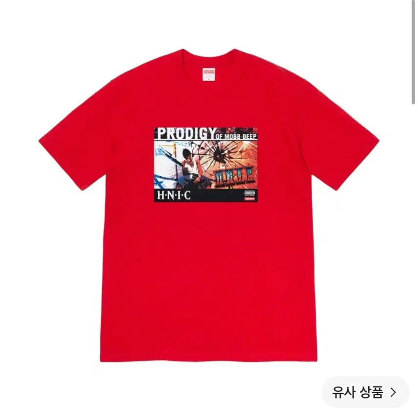 [BUNJANG] Supreme HNIC T-Shirt Red / 슈프림 HNIC 티셔츠 레드 새상품