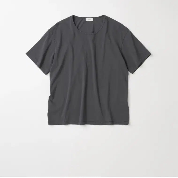 [BUNJANG] My Library 117 Silky Half Tee Charcoal M / 마이라이브러리 117 실키 하프 티 챠콜 m