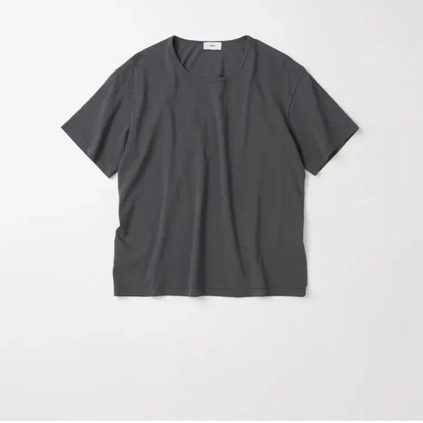 [BUNJANG] My Library 117 Silky Half Tee Charcoal M / 마이라이브러리 117 실키 하프 티 챠콜 m