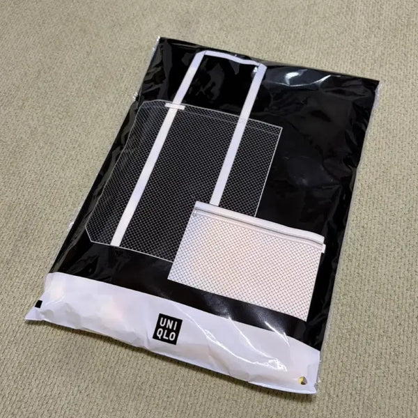 [BUNJANG] Uniqlo Mesh Tote Bag Set Yellow / (새제품) 유니클로 메쉬백 토트백 세트 옐로우 판매합니다