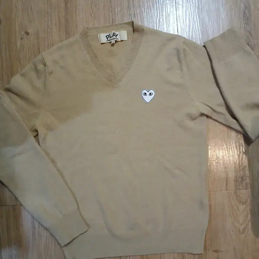[BUNJANG] Comme des Garçons Play Wool Knit Sweater - Size S / 꼼데가르송 플레이 울니트/S
