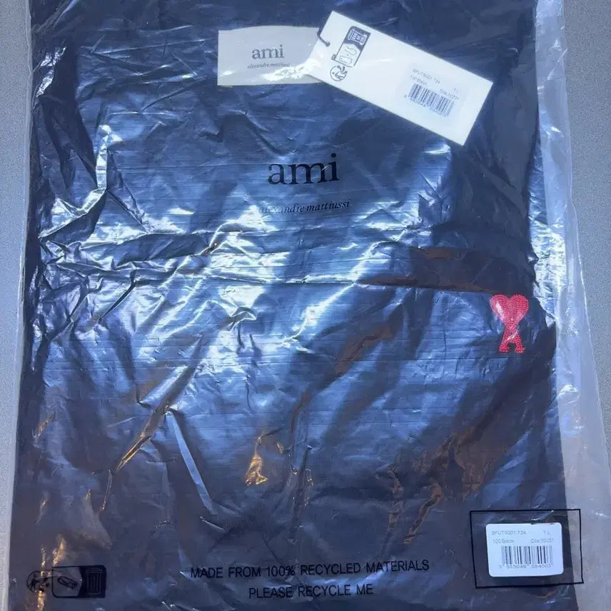 [BUNJANG] ARMY Heart Logo Black T-Shirt / 오늘만!!! 아미 반팔(새제품)