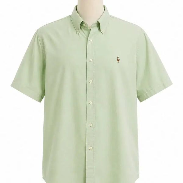 [BUNJANG] Polo Ralph Lauren Oxford Short Sleeve Custom Fit Shirt / 폴로 랄프로렌 셔츠 남성셔츠