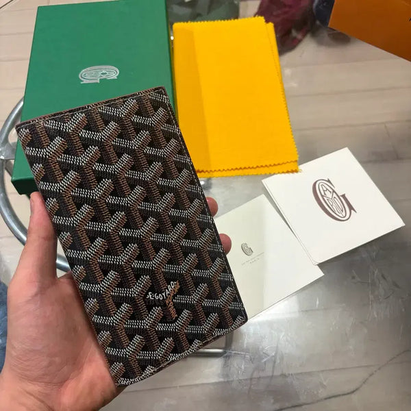 [BUNJANG] Goyard Saint Roch Long Wallet Black Tan / {새상품급/풀구성}고야드 블랙탄 생로슈 장지갑