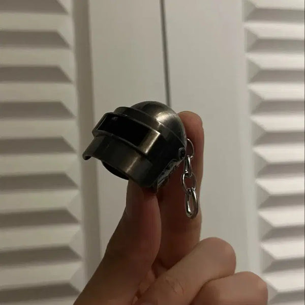 [BUNJANG] PUBG "The Pan" Helmet Keychain / 배틀그라운드 펍지 삼뚝 키링 [새상품]