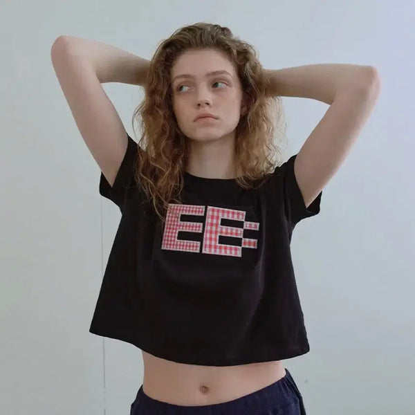 [BUNJANG] ENZO BLUES Pixel Logo T-Shirt / 엔조 블루스 픽셀 로고 티셔츠