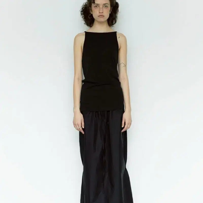 [BUNJANG] Repos Boat Neck Sleeveless Top Black / (당일발송) 리포스 보트넥 슬리브리스 판매합니다.