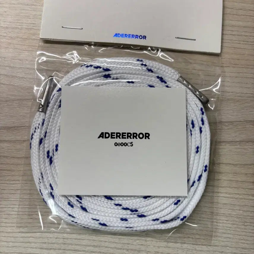 [BUNJANG] Ader Error Shoelace White & Blue / [새상품] 아더에러 슈레이스 신발끈 화이트&블루