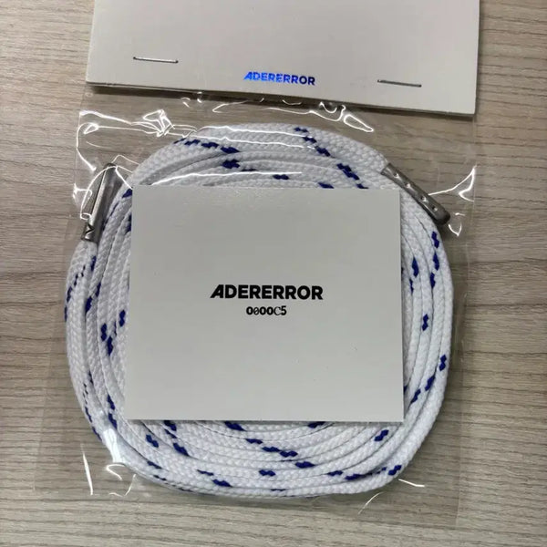 [BUNJANG] Ader Error Shoelace White & Blue / [새상품] 아더에러 슈레이스 신발끈 화이트&블루
