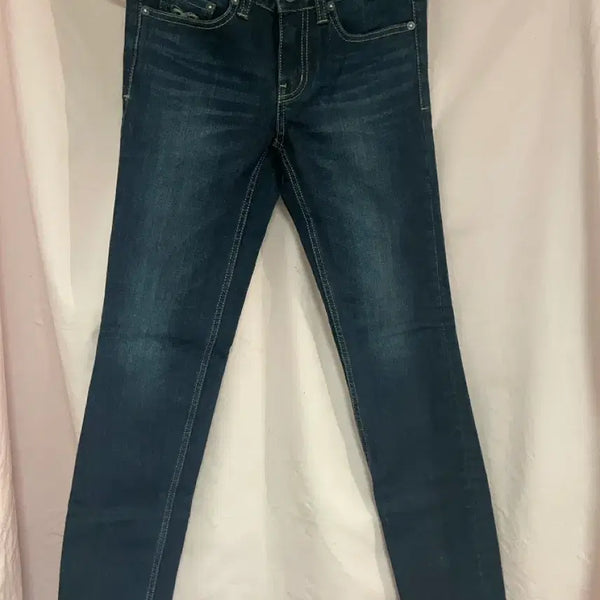 [BUNJANG] PLAK SHIRT Straight Leg Jeans (Size 25) / 1회 착용) 여성 플락진 플랙진 일자 스트레이트진 25
