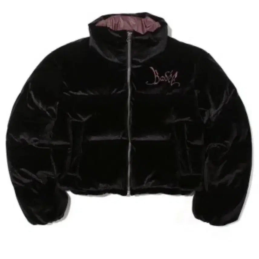 [BUNJANG] Bady Velvet Padded Jacket / 배디 벨벳 패딩 s