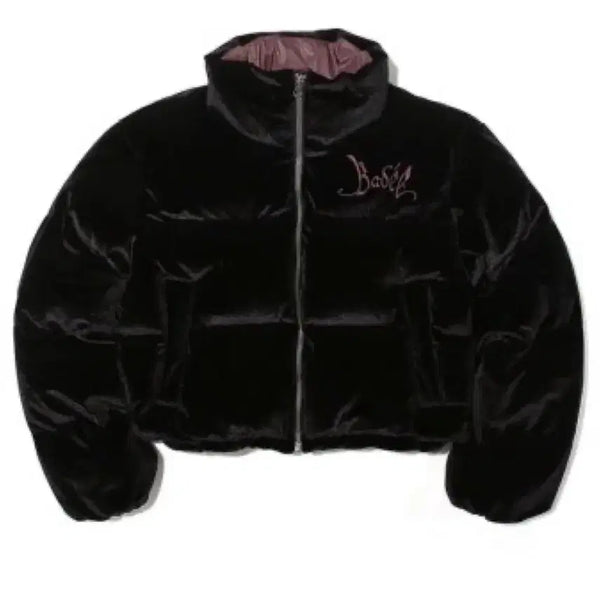 [BUNJANG] Bady Velvet Padded Jacket / 배디 벨벳 패딩 s