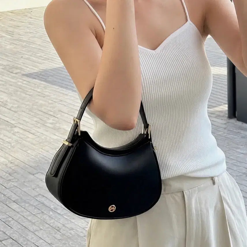 [BUNJANG] Velvet Mari Bag Black / 벨류엣 마리백 블랙