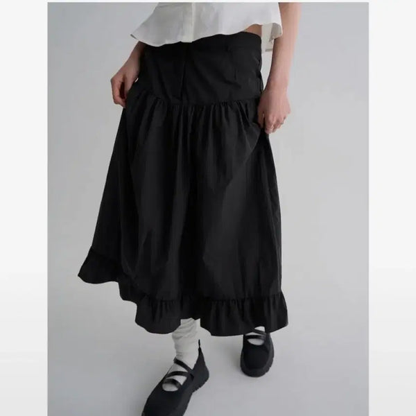 [BUNJANG] 8seconds CN Midi Skirt Black S / (새상품) 에잇세컨즈 CN 미디 스커트 블랙 S