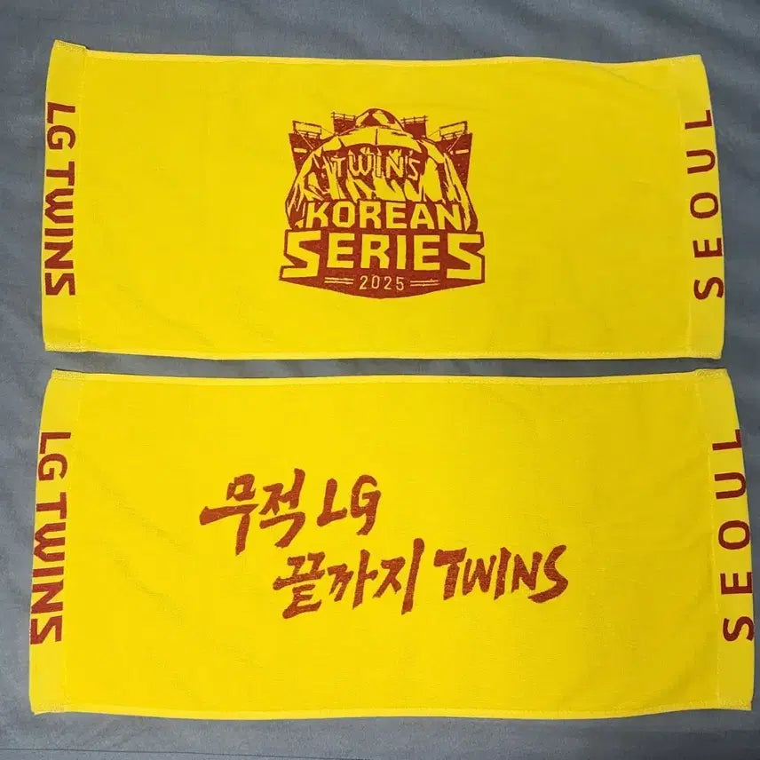 [BUNJANG] LG Twins Korean Series Towel + Invincible Towel / LG트윈스 한국시리즈타월+무적타월