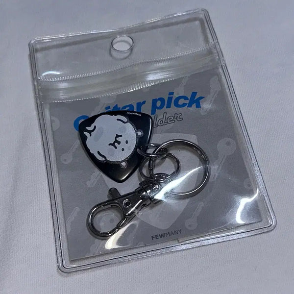 [BUNJANG] Nongdamgom Damgom Guitar Pick Keyring / 농담곰 담곰이 기타 피크 키링 새상품