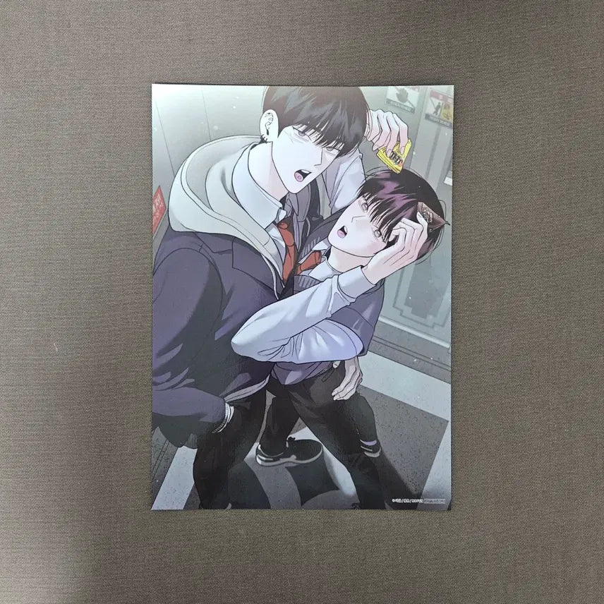 [BUNJANG] Wagle "Monday's Savior" MoFun Collaboration Cafe A4 Poster / 와글 작가전 월요일의 구원자 모펀 콜라보 카페 5만원 특전 A4 포스터