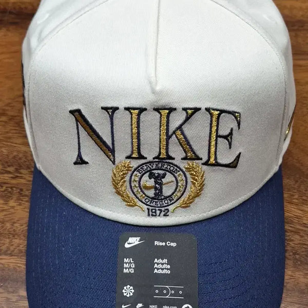 [BUNJANG] Nike Rise Ball Cap White/Navy / [새상품] 나이키 라이즈 볼캡 화이트/네이비 (M/L) (L/XL)