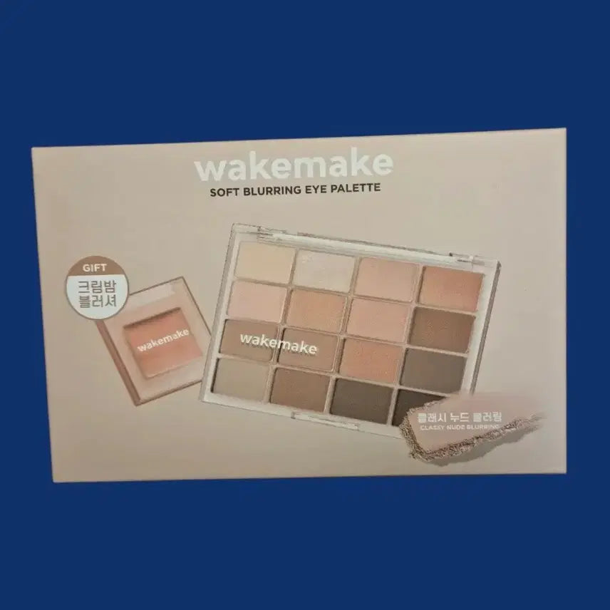 [BUNJANG] WAKEMAKE Soft Blurring Eye Palette 30 Classic Nude Blurring (Sealed) / 웨이크메이크 소프트 플러링 아이팔레트30.클래시 누드블러링 미개봉