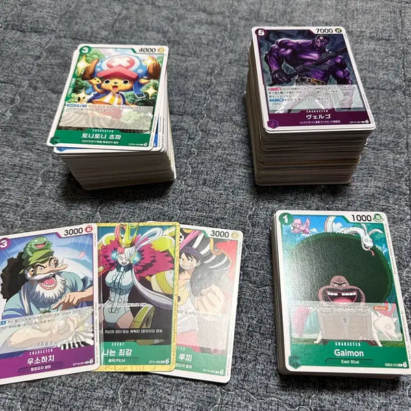 [BUNJANG] One Piece Card Game Cards (Japanese, Korean, English Versions) - Bundle Set / 원피스카드 글판,영판,일판 판매