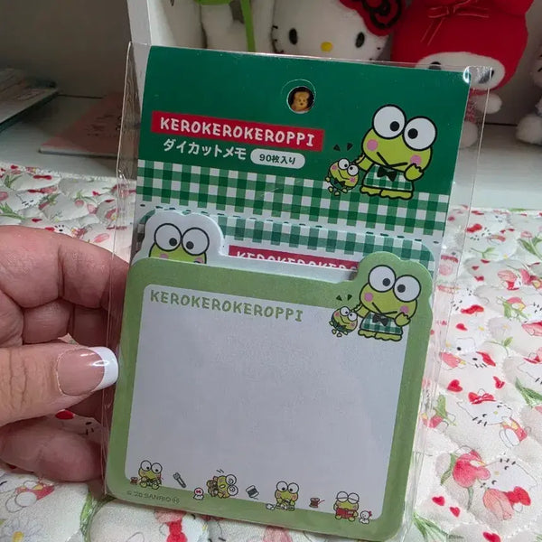 [BUNJANG] Genuine Japanese Keroppi 3-Tier Memo Pad / 일본정품 케로피 3단 메모지
