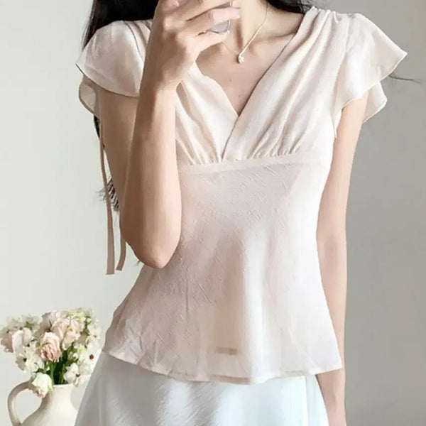 [BUNJANG] Privet Comma Jane Blouse / 퍼빗 콤마제인 블라우스