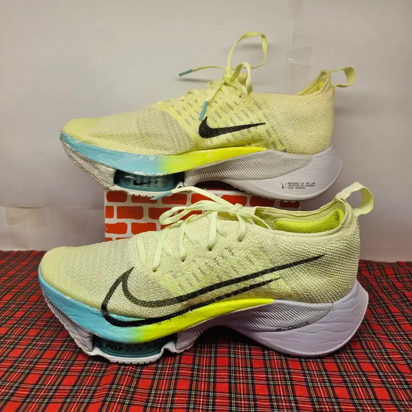 [BUNJANG] Nike Air Zoom Tempo Next% Flyknit Barely Yellow Size 250 / 사이즈  250mm /  나이키 에어 줌 템포 넥스트% 플라이니트 베얼리