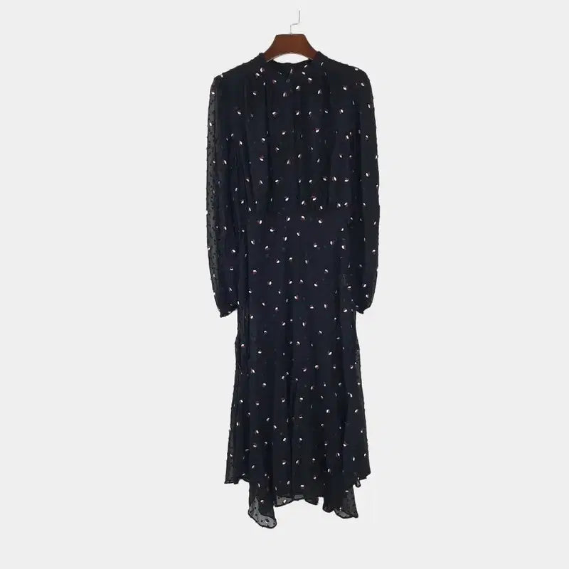 [BUNJANG] Sisley See-Through Embroidery Dress Size 55 / 시슬리 시스루 자수 원피스 55