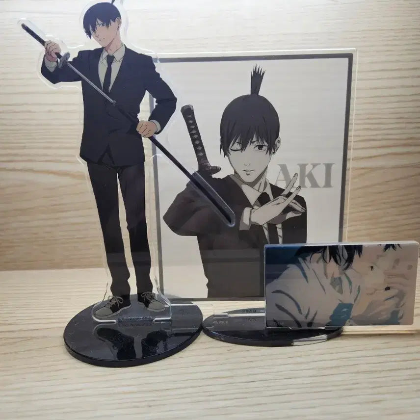 [BUNJANG] Chainsaw Man Aki Hayakawa Acrylic Diorama Stand Bundle Set / 체인소맨 하야카와 아키 아크릴 디오라마 스탠드 일괄