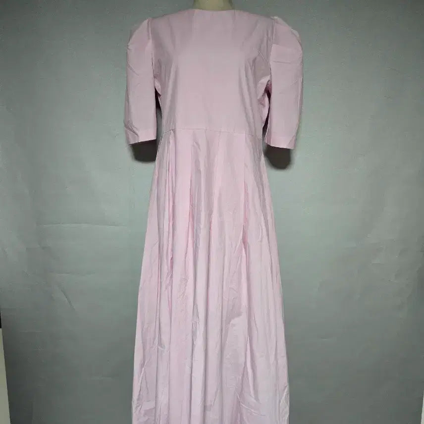 [BUNJANG] Seoul Salon Pink Long Dress / 서울살롱 핑크 롱원피스