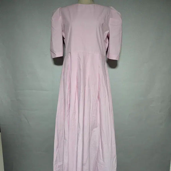 [BUNJANG] Seoul Salon Pink Long Dress / 서울살롱 핑크 롱원피스