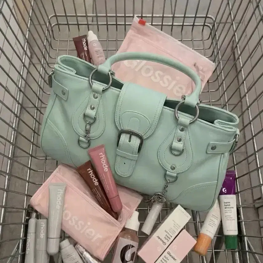 [BUNJANG] Dimanche Editor Bag Mint / 디망쉬 dimanche 에디터백 민트