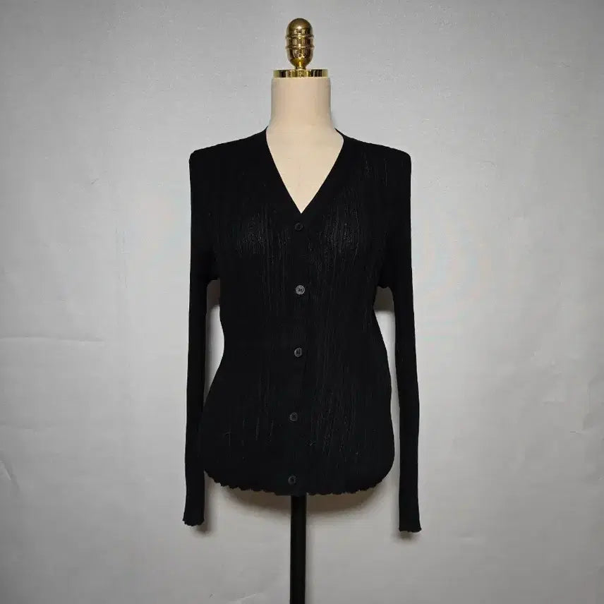 [BUNJANG] Summer Knit Cardigan Black / 새상품 여름 가디건 블랙
