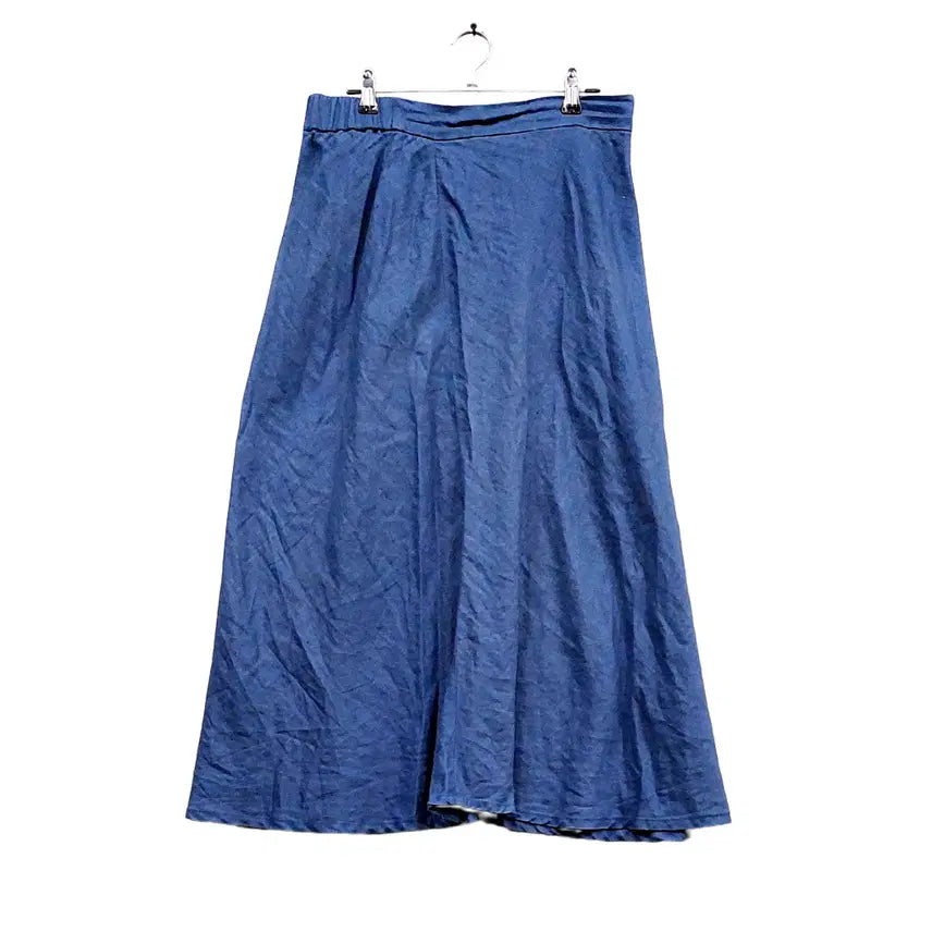 [BUNJANG] Celeb Shop Women's Blue Flare Fit Skirt / 셀럽샵 여성 청순한 플레어핏 스커트 29 블루 43486