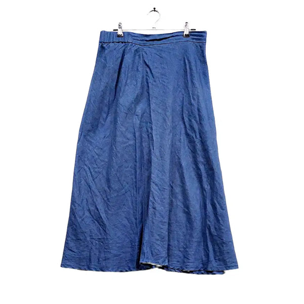 [BUNJANG] Celeb Shop Women's Blue Flare Fit Skirt / 셀럽샵 여성 청순한 플레어핏 스커트 29 블루 43486
