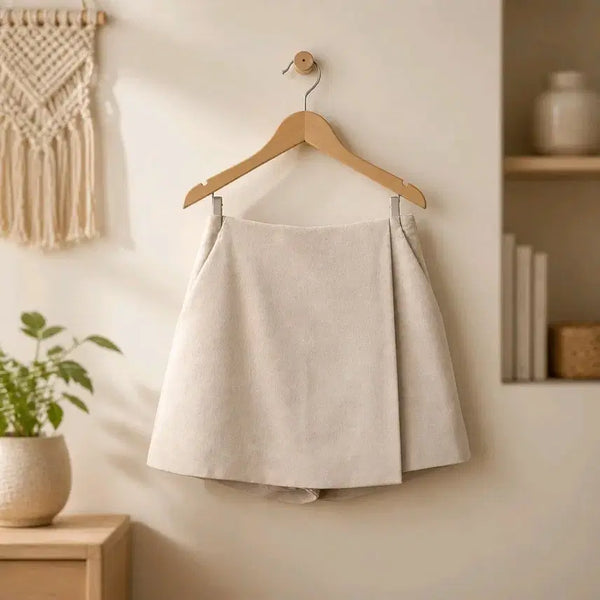[BUNJANG] SIE Beige Wrap Style Culotte Pants / SIE 시에 랩 스타일 큐롯 팬츠 S 사이즈