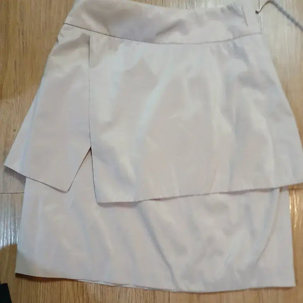 [BUNJANG] MOJO.S.PINE Wrap Mini Skirt Beige / 모조에스핀 랩스커트