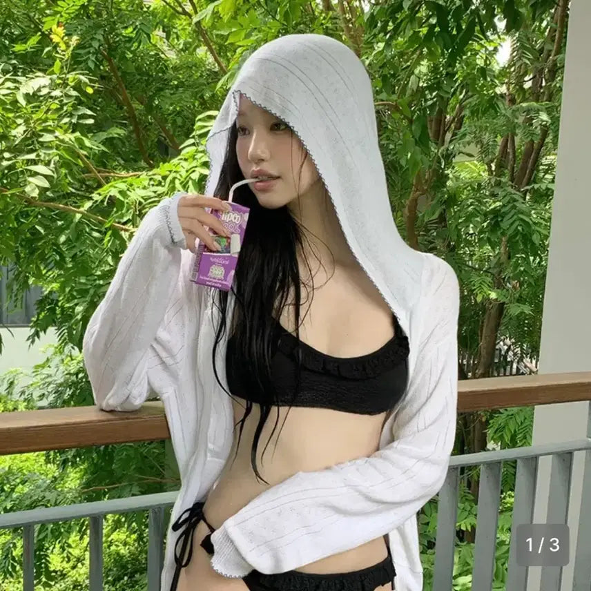 [BUNJANG] TheBarnet Crinkle Ruffle Bikini / 더바넷 crinkle ruffle bikini 비키니